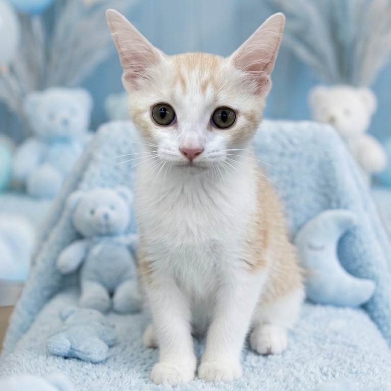 愛知県のマンチカン (犬の家＆猫の里七宝店/2026年5月1日生まれ/男の子/レッドタビーホワイト)の子猫の2枚目の画像