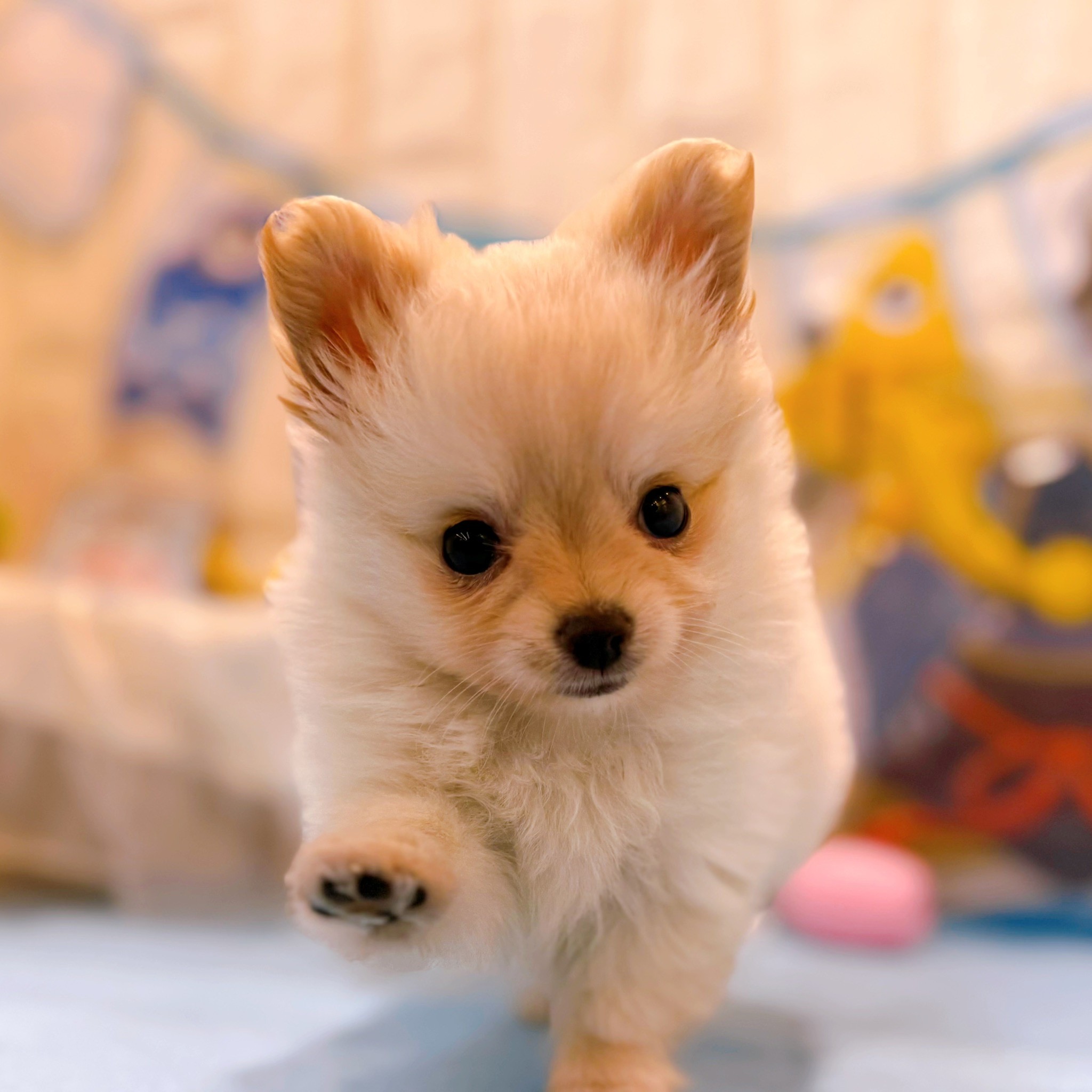 岡山県のポメチワ/チワポメ/ポメチー(ポメラニアン×チワワ) (犬の家＆猫の里倉敷店/2026年3月1日生まれ/女の子/クリーム)の子犬の1枚目の画像