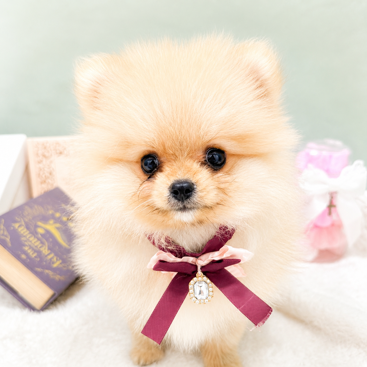 石川県のポメラニアン (犬の家＆猫の里アミーゴ金沢有松店/2026年5月29日生まれ/女の子/オレンジ)の子犬の1枚目の画像