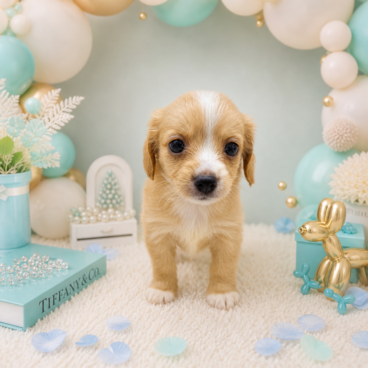 石川県のチワックス(チワワ×ダックス) (犬の家＆猫の里アミーゴ金沢有松店/2026年3月3日生まれ/女の子/イエロー)の子犬の3枚目の画像
