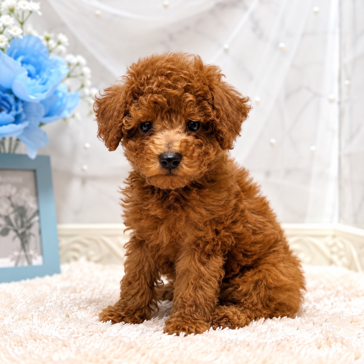福井県のトイプードル(トイ) (犬の家＆猫の里福井店/2026年8月23日生まれ/男の子/レッドフォーン)の子犬の3枚目の画像