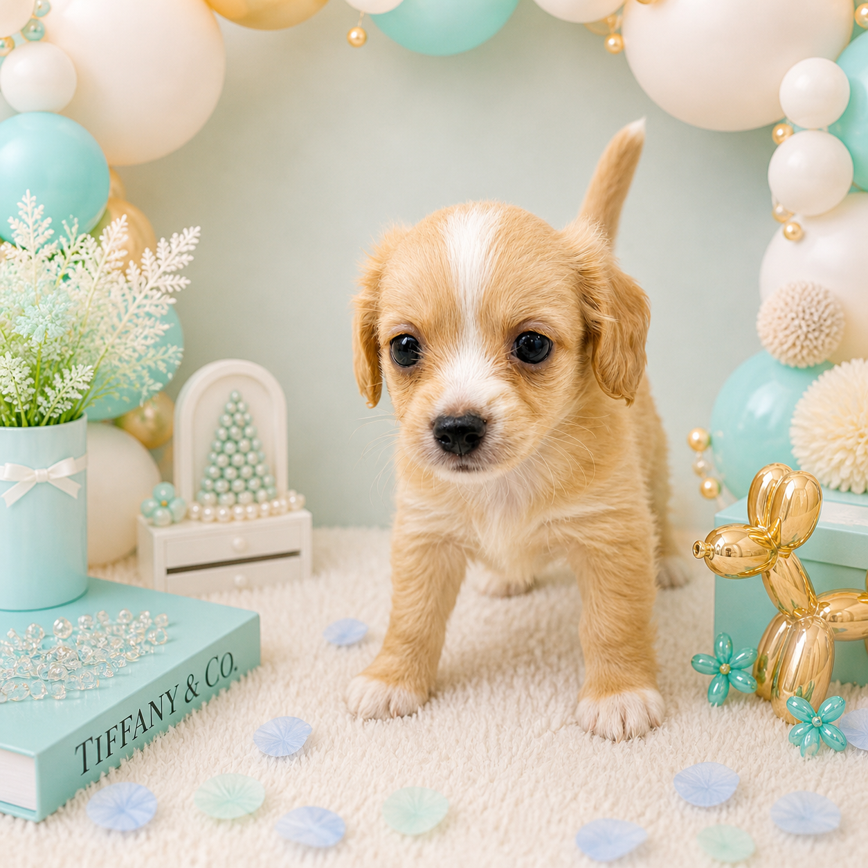 石川県のチワックス(チワワ×ダックス) (犬の家＆猫の里アミーゴ金沢有松店/2026年3月3日生まれ/女の子/イエロー)の子犬の4枚目の画像